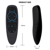 G10S PRO Wireless Air Mouse Remote with Bluetooth 5.0, USB Port, Google Voice, and Backlit Keyboard – 2.4GHz