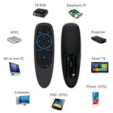 G10S PRO Wireless Air Mouse Remote with Bluetooth 5.0, USB Port, Google Voice, and Backlit Keyboard – 2.4GHz