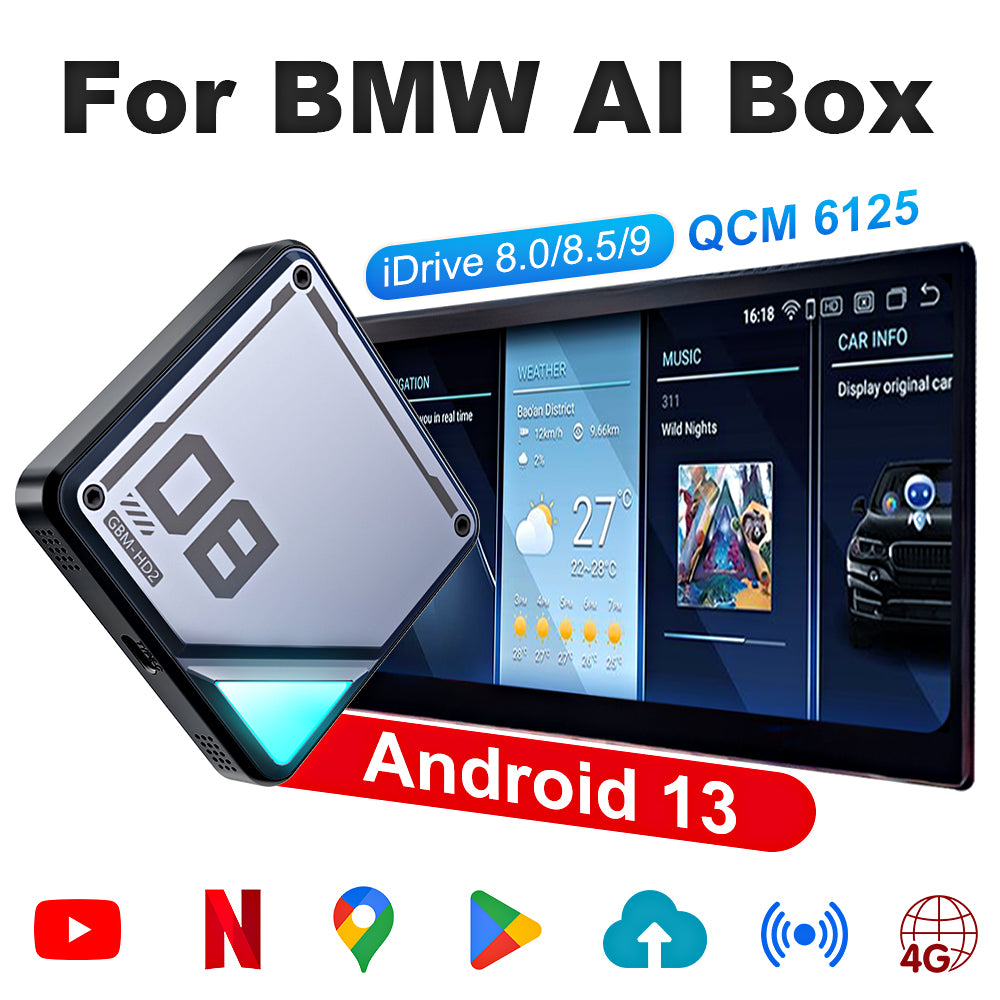 Linkifun™ L8 Carplay Android AI Box for BMW  - Customizable System ID6/ID7/ID8/ID8.5/ID9