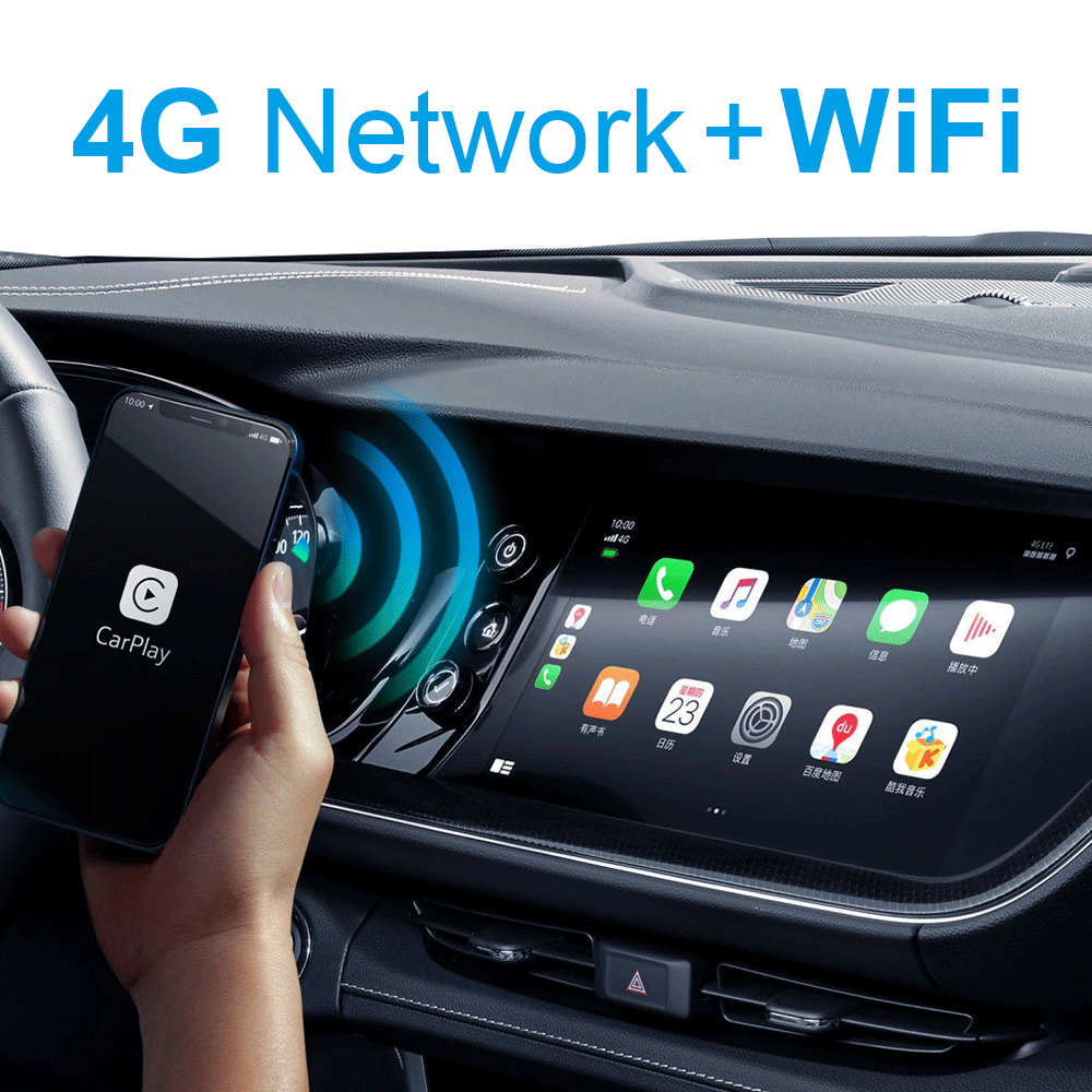 2024 Wireless CarPlay Adapter,AI Box Support Netflix, , Mirroring  ,GPS.
