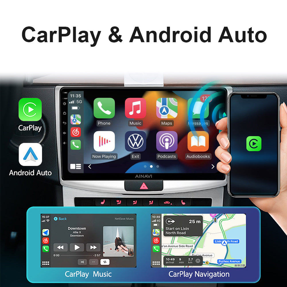 Linkifun Z4 Android 10 Smart AI Box Wireless Carplay/ Android Auto Adapter with HDMI