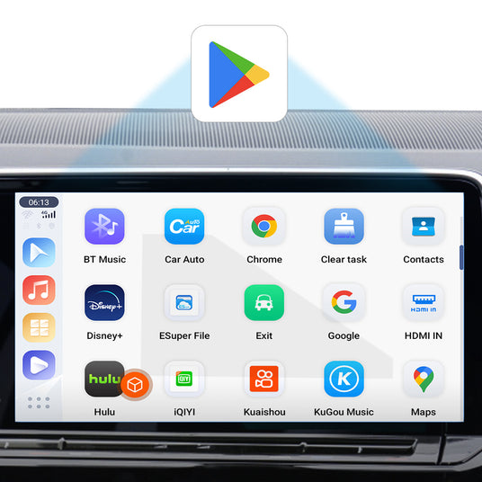 Linkifun GT6 Pro displaying access to a variety of apps from the Google Play Store