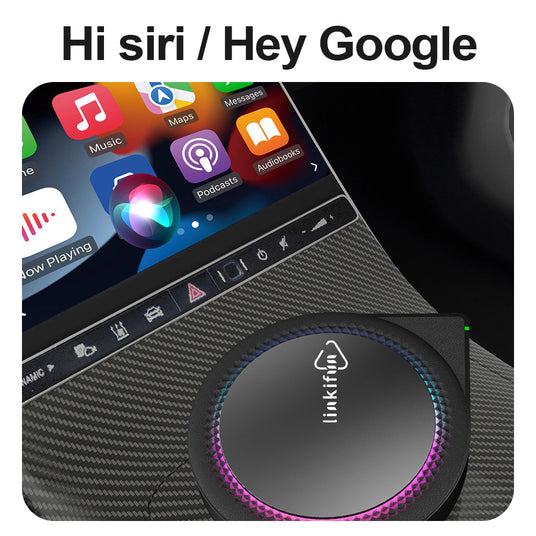 Linkifun GT6 Pro demonstrating Google and Siri voice control for hands-free operation
