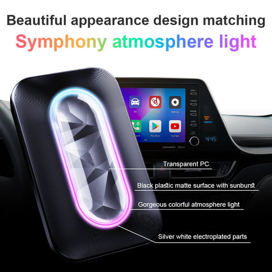 Linkifun GT5 RGB Android 11 Smart AI Box with symphony atmosphere lighting and premium design elements