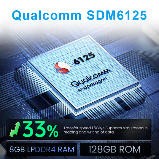 Linkifun A1 showcasing its Qualcomm SDM6125 chip and storage capabilities.