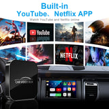 Y2 Mini Wireless Carplay/Android Auto Video Box with built-in YouTube and Netflix apps